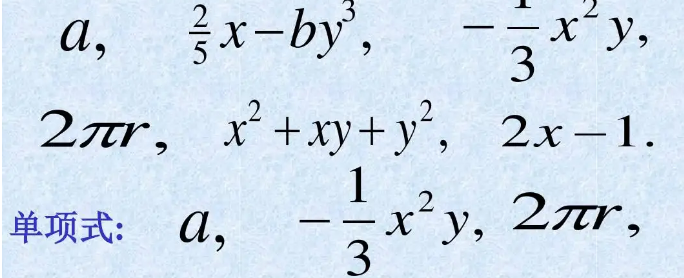 1/2a²bc是单项式吗?