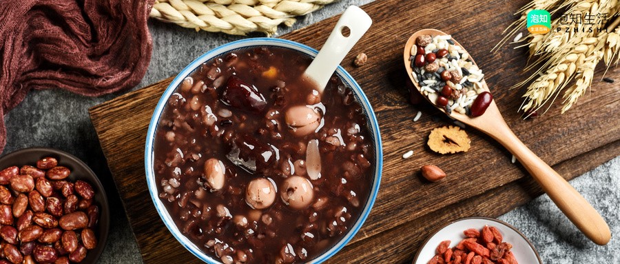 银鹭八宝粥里面有大豆吗?